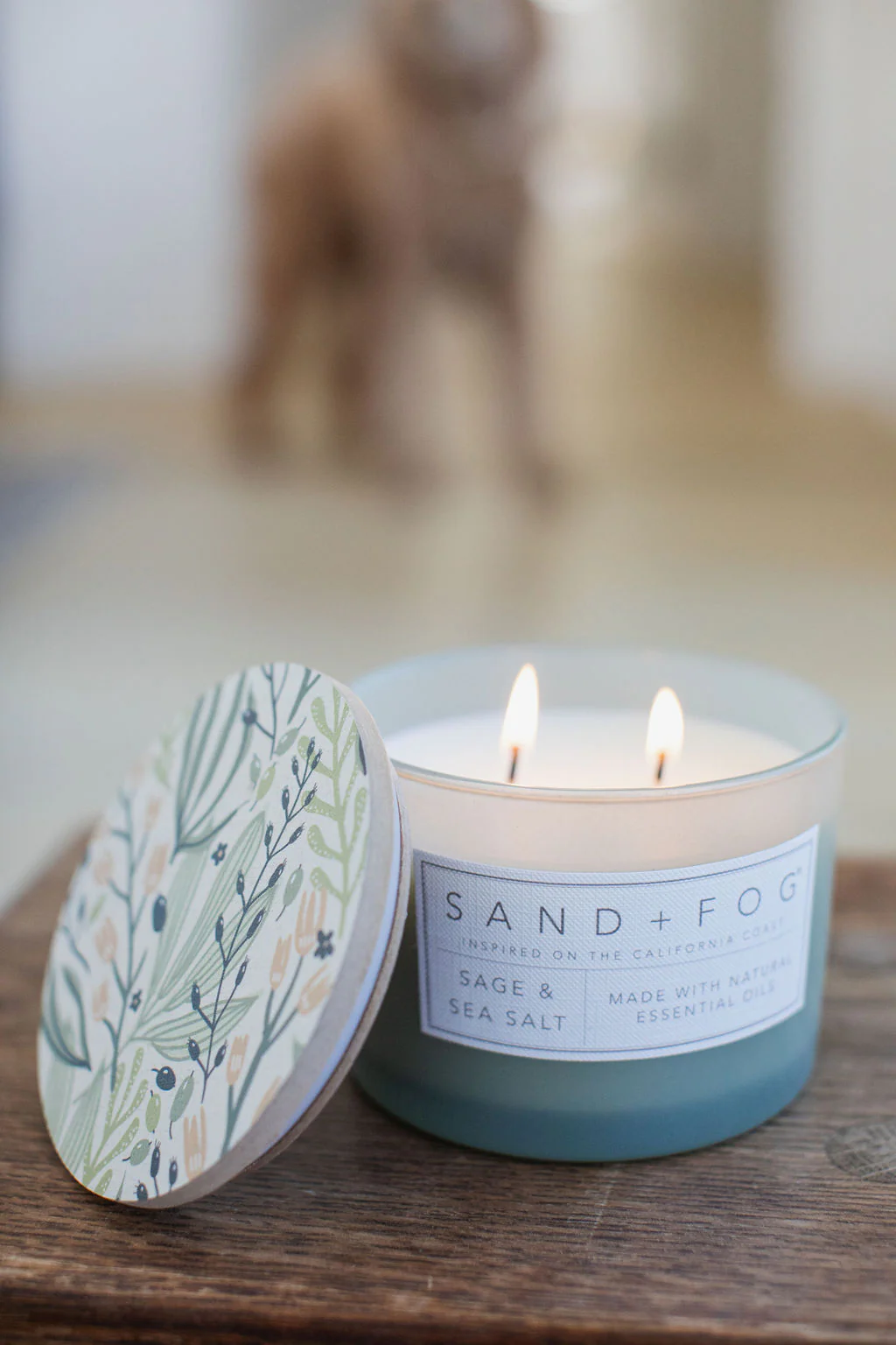 Sage & Sea Salt 12 oz scented candle - Image 5