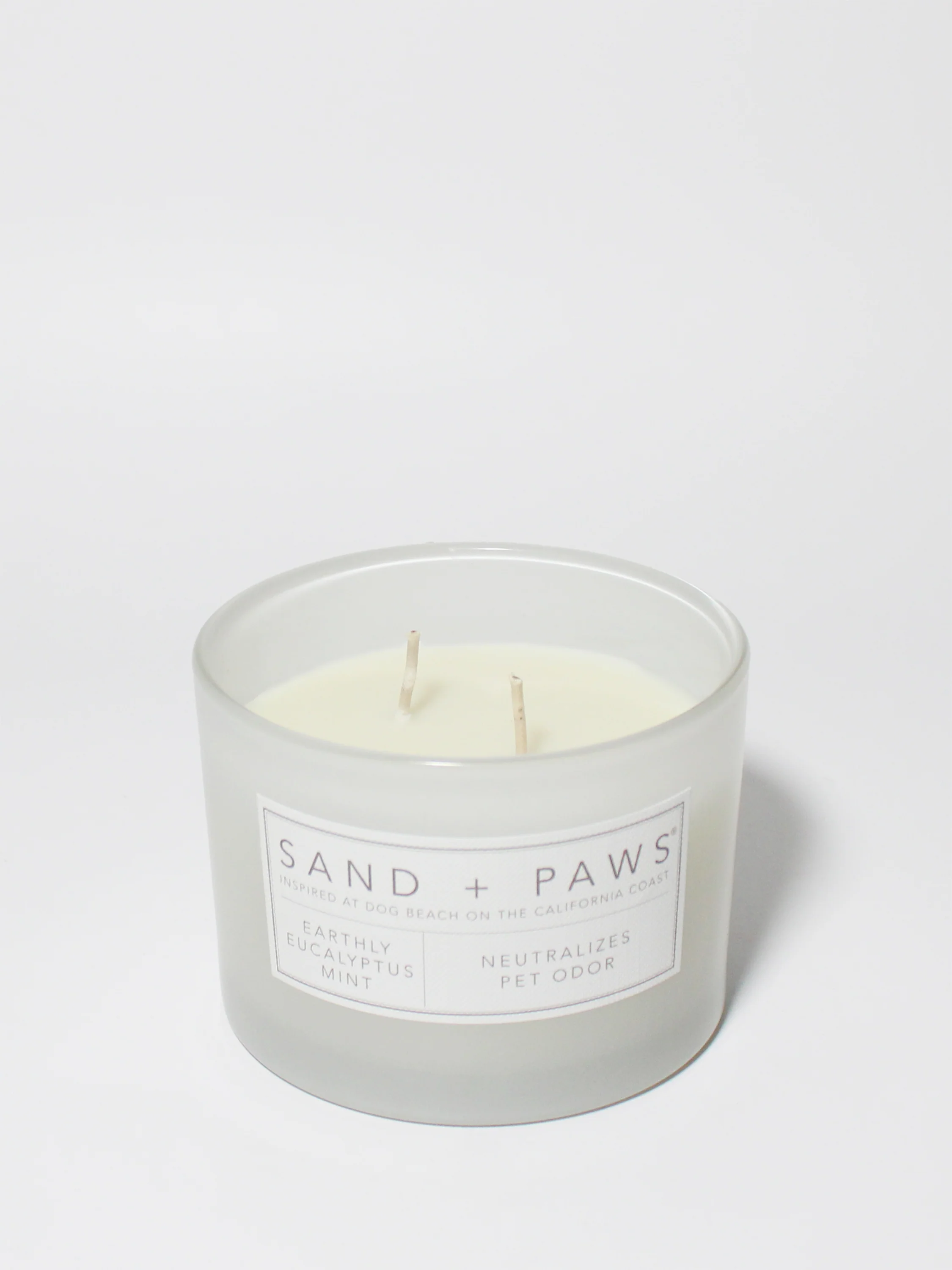 Sand + Paws Earthly Eucalyptus Mint 12 oz scented candle - Image 3