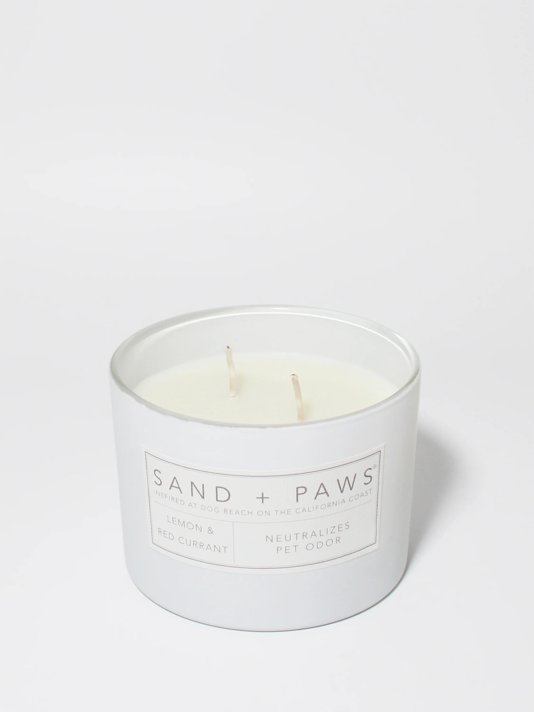 Sand + Paws Lemon & Red Currant 12 oz scented candle - Image 3
